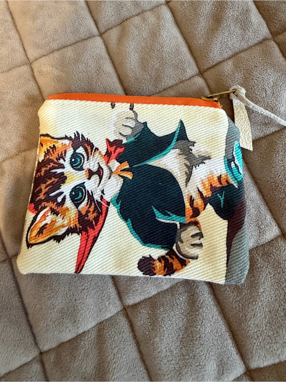 Vintage Louis Wain Cat Coin Purse